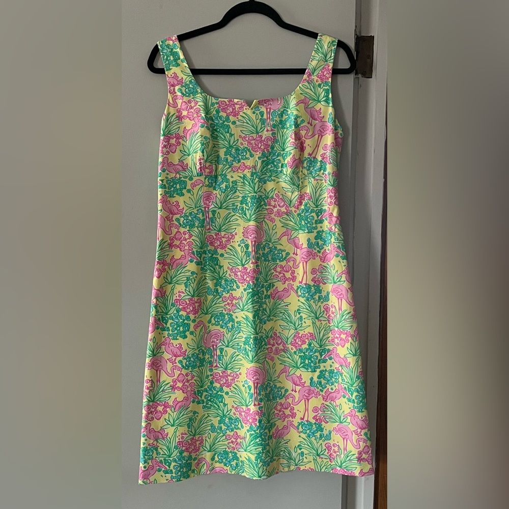 Lilly Pulitzer Pink and Green Sleeveless Sundress